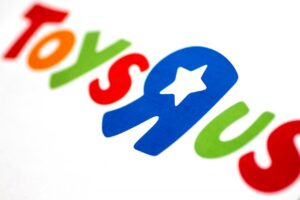 Illustration photo of the Toys R Us logo