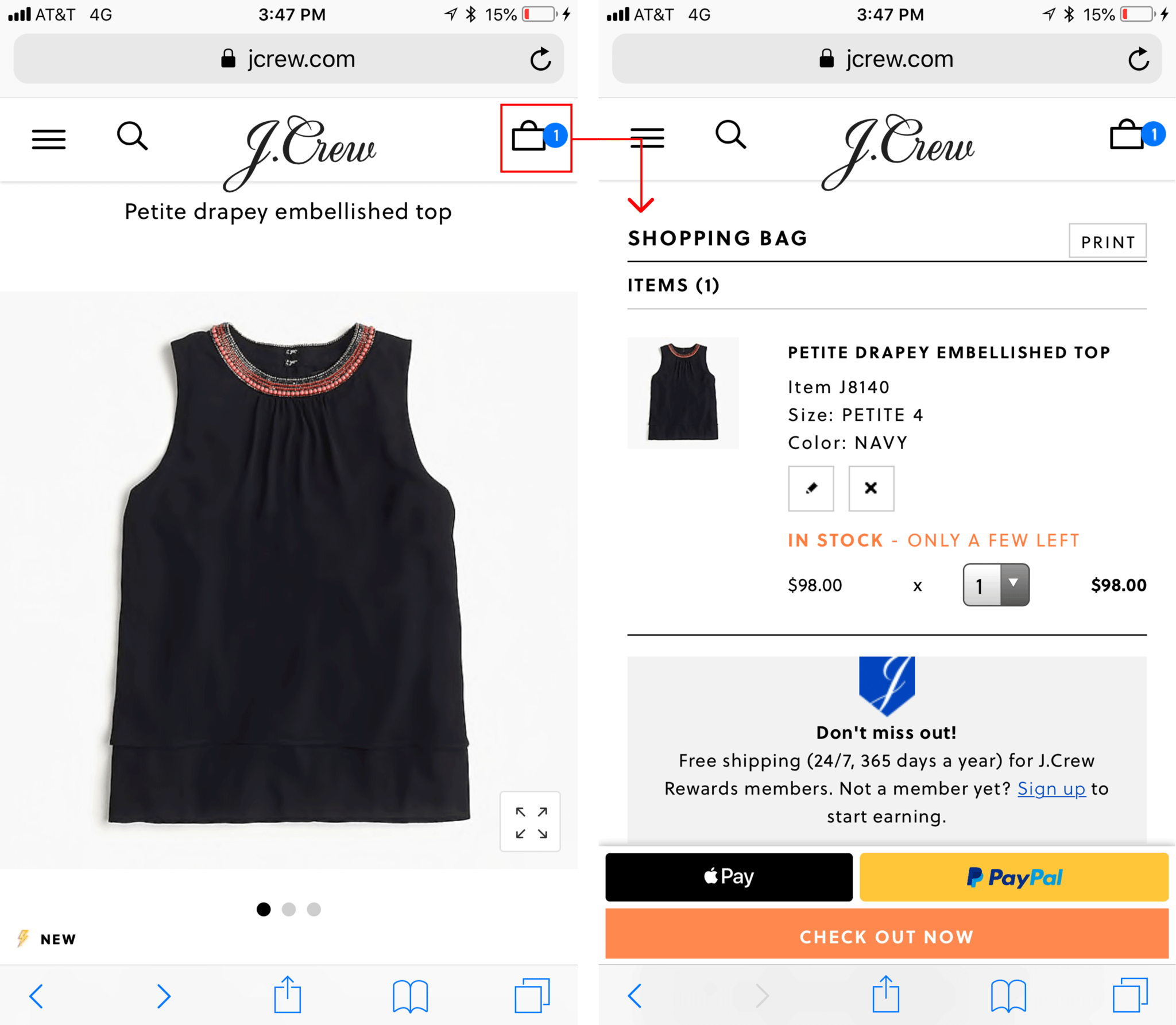 The Mobile Checkout Experience