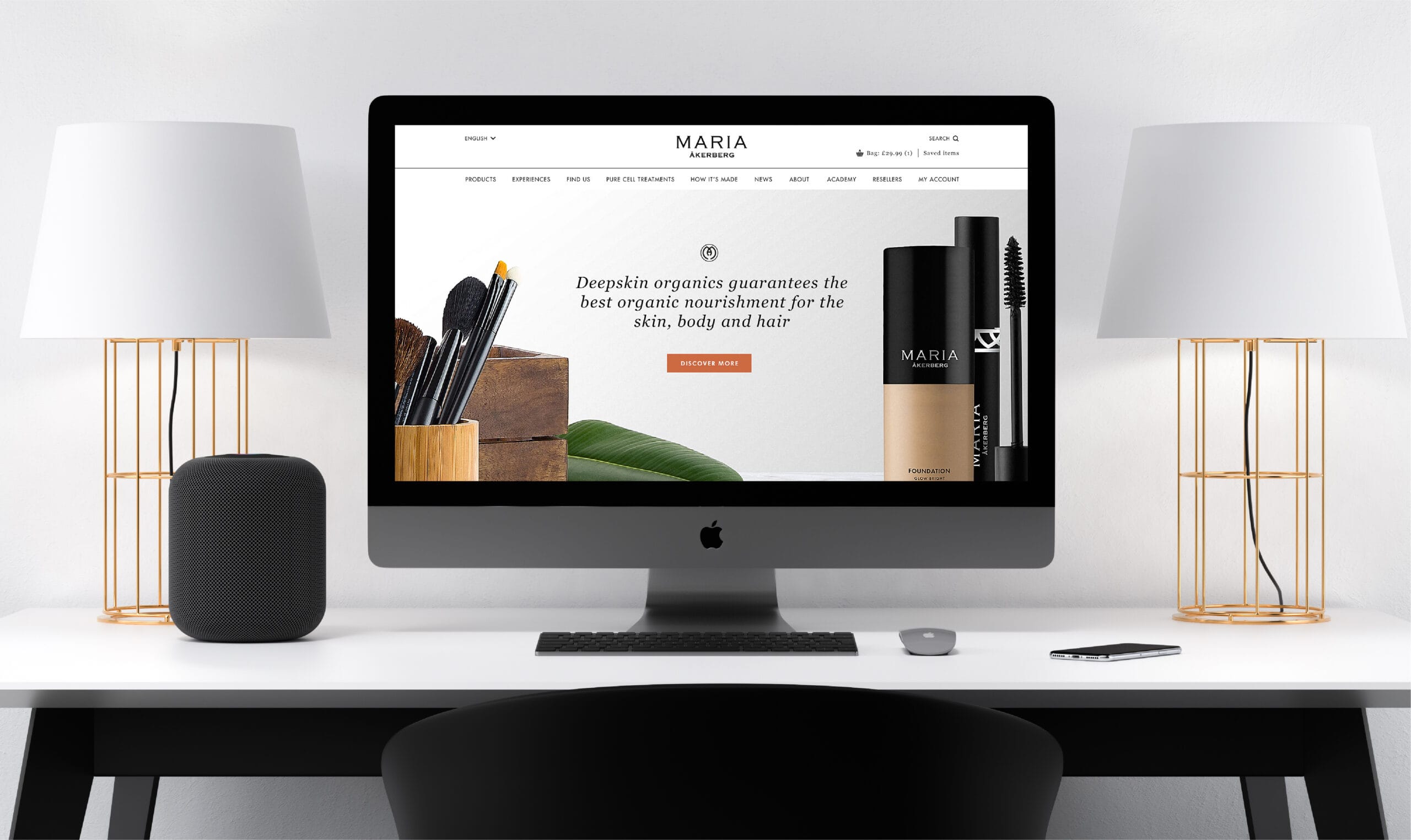 Maria Akerberg website user experience and design