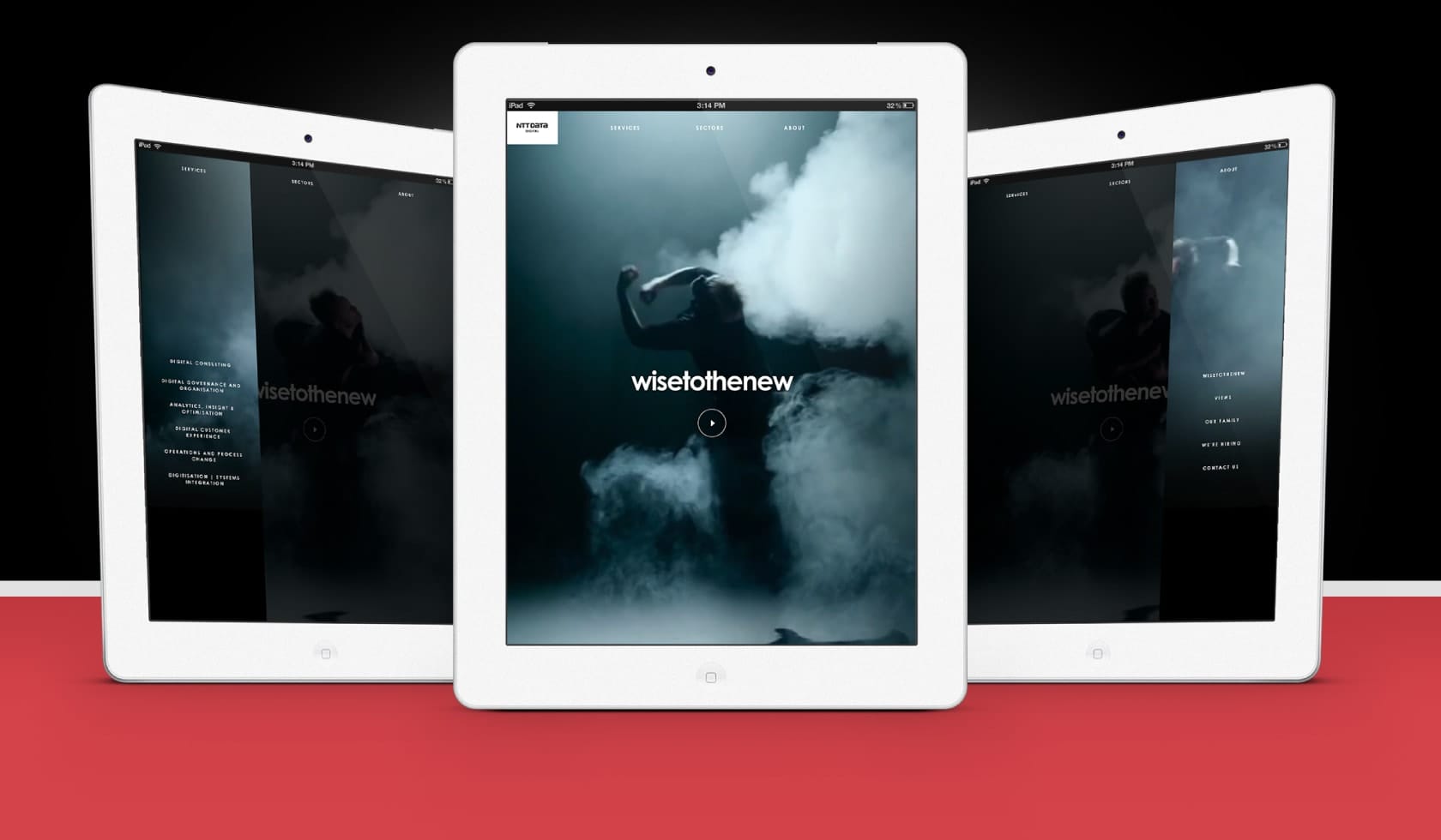 NTT DATA digital strategy and award winning website design